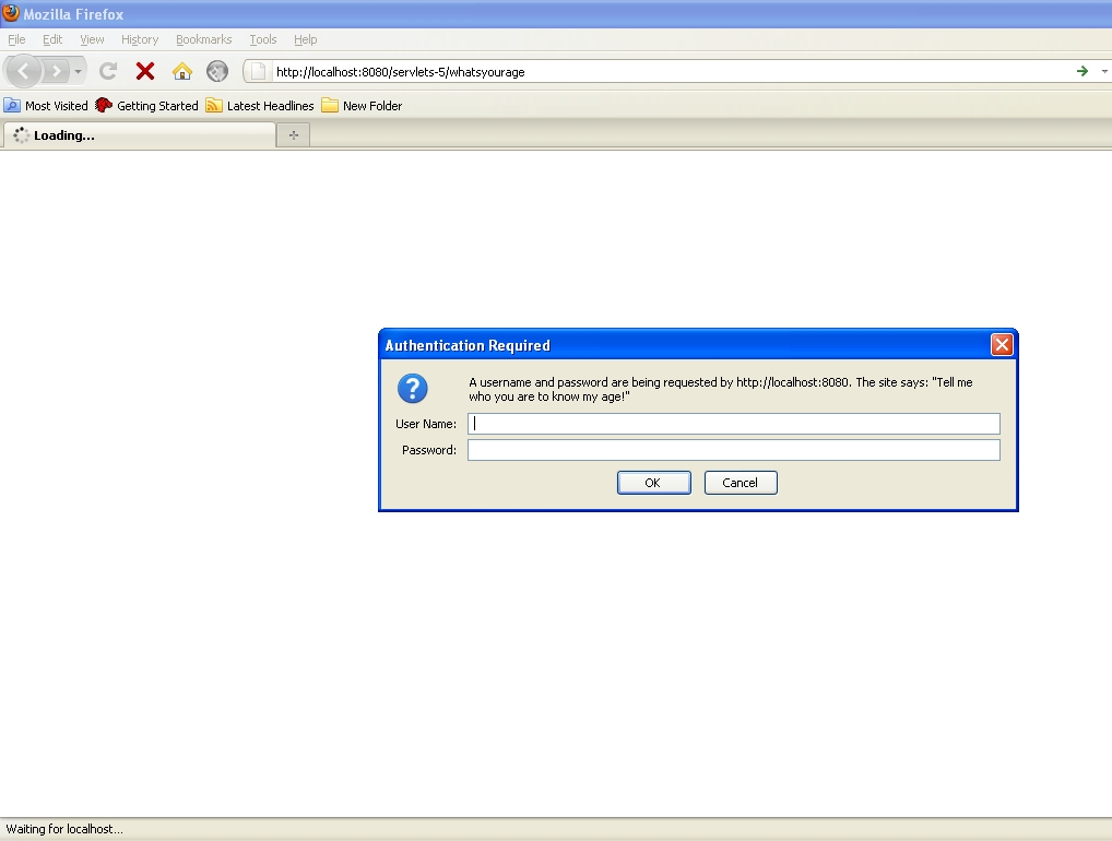 basic authentication using servlets