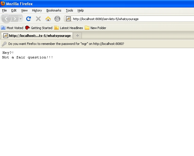 servlet displaying page on succesful authentication - servlet security implementation